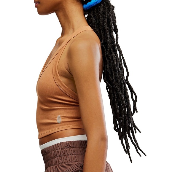 FP Movement All Clear V-Neck Cami in Twig  NWT RT $30 - Picture 4 of 6